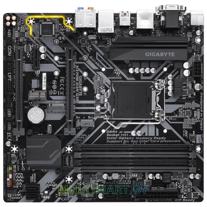 Материнская плата Gigabyte H370M D3H GSM (rev. 1.0)